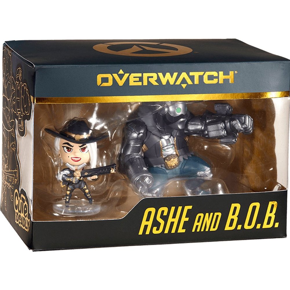 Overwatch Ashe & B.O.B. Blizzard Entertainment Cute but Deadly Figurine Set Game